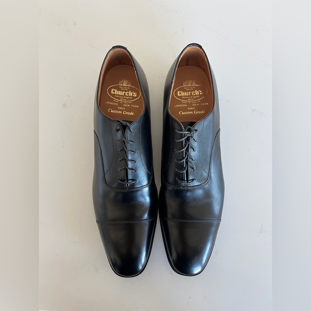 Church's Classic Black Oxford Shoes